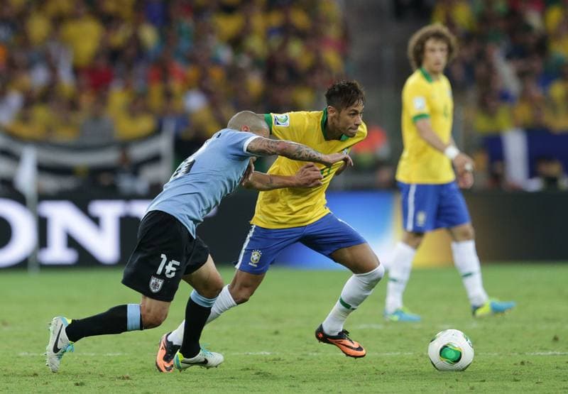Football. FIFA Confederations Cup. Brazil - Uruguay. 26.06.2013