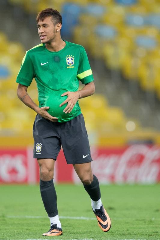 Football. Brazil. Training. 29.06.2013