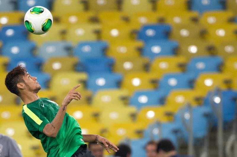 Football. Brazil. Training. 29.06.2013