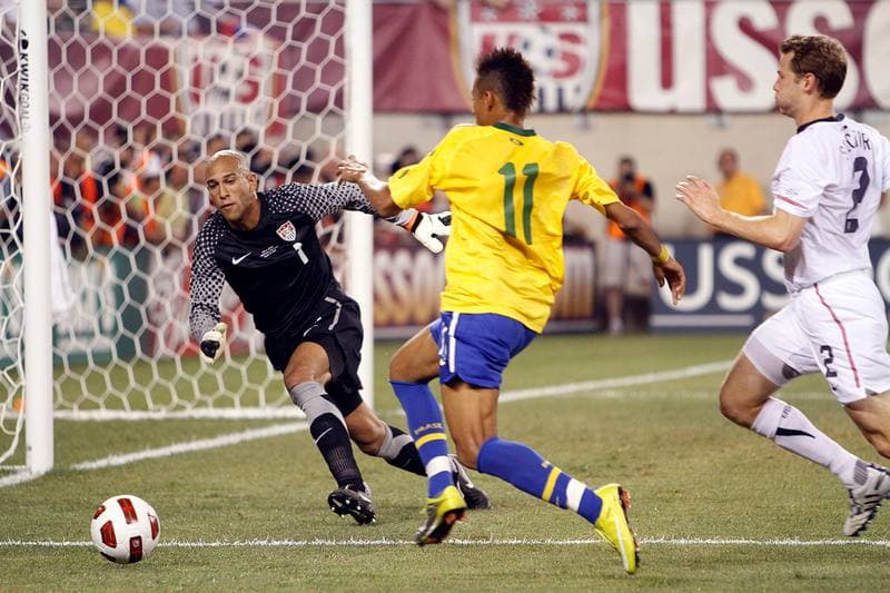 Football. Friendly. Brazil - United States. 10.08.2010