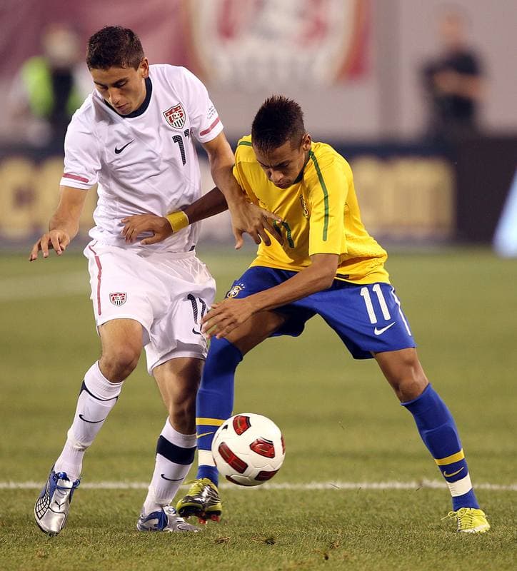 Football. Friendly. Brazil - United States. 10.08.2010