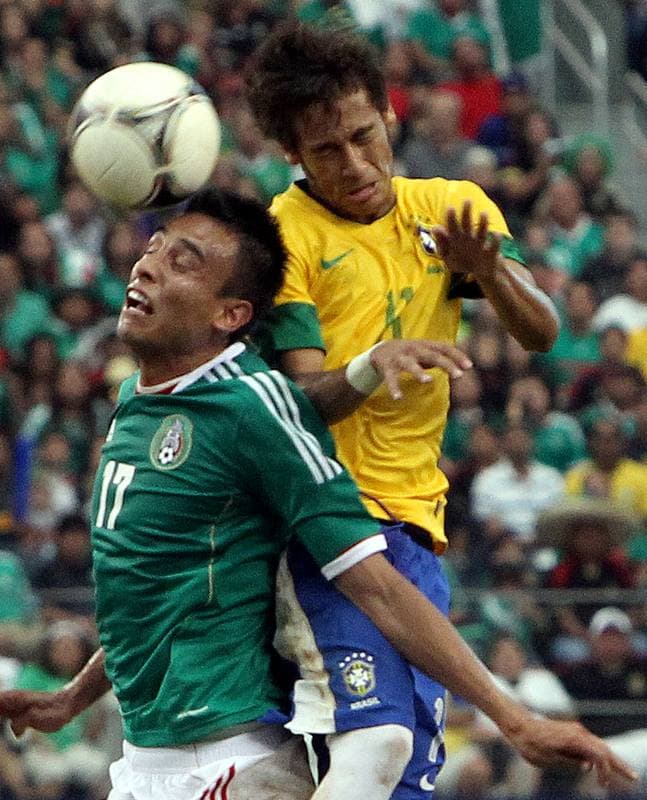 Football. Friendly Match. Mexico - Brazil. 03.06.2012