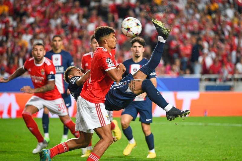 Football. UEFA Champions League. SL Benfica - Paris Saint-Germain. 05.10.2022