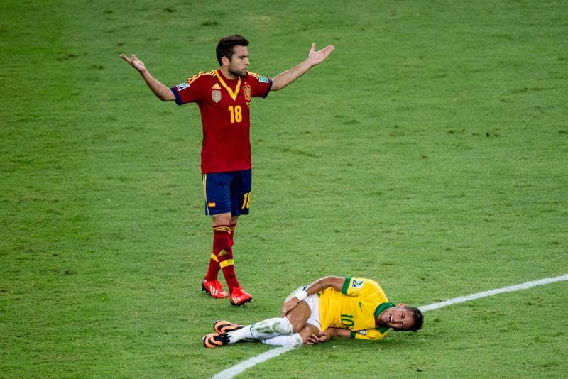 Football. FIFA Confederations Cup Final. Brazil - Spain. 30.06.2013