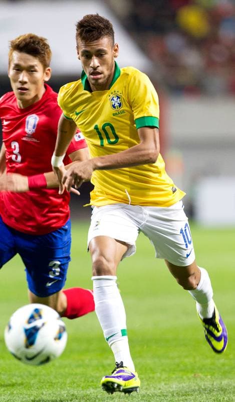 Football. International Friendly. South Korea - Brazil. 12.10.2013