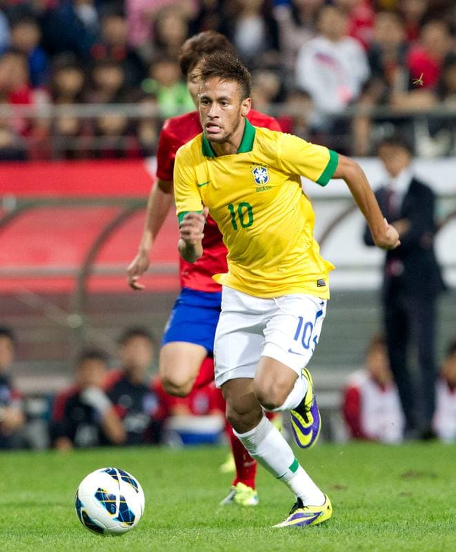 Football. International Friendly. South Korea - Brazil. 12.10.2013