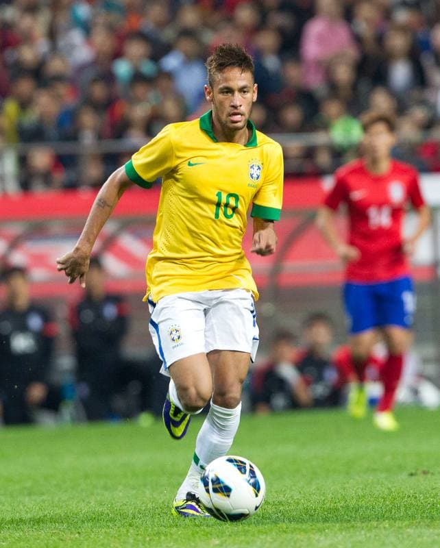 Football. International Friendly. South Korea - Brazil. 12.10.2013