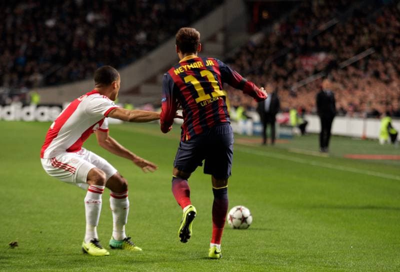 Football. UEFA Champions League. Ajax Amsterdam - FC Barcelona. 26.11.2013