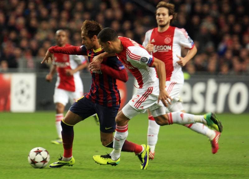 Football. UEFA Champions League. Ajax Amsterdam - FC Barcelona. 26.11.2013