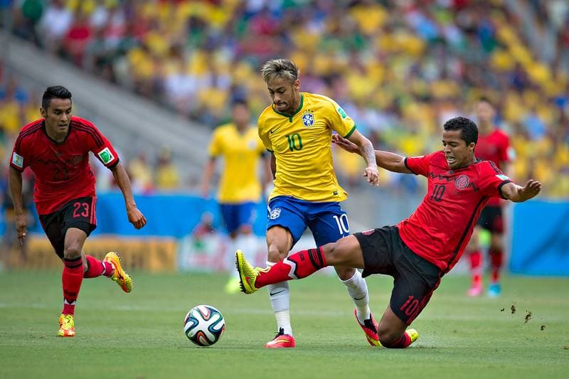 Football. FIFA World Cup 2014. Brazil - Mexico. 17.06.2014