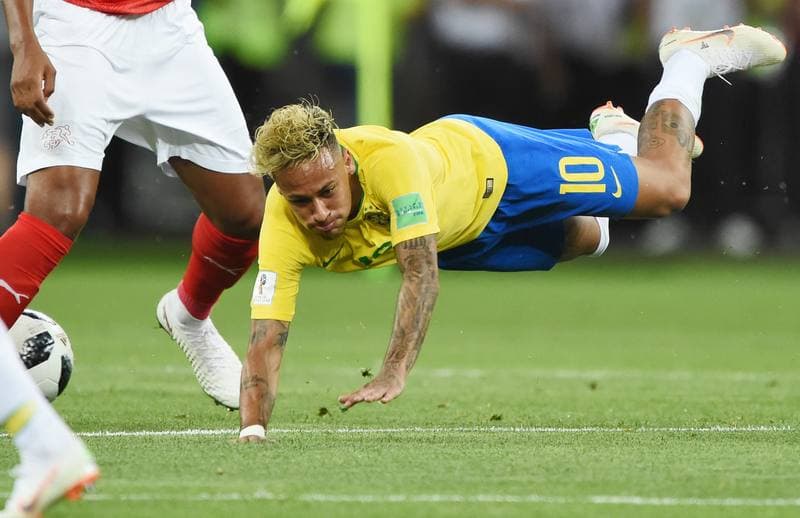 Football. FIFA World Cup 2018. Brazil - Switzerland. 17.06.2018