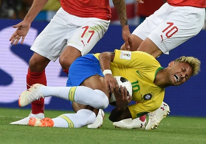 Football. FIFA World Cup 2018. Brazil - Switzerland. 17.06.2018