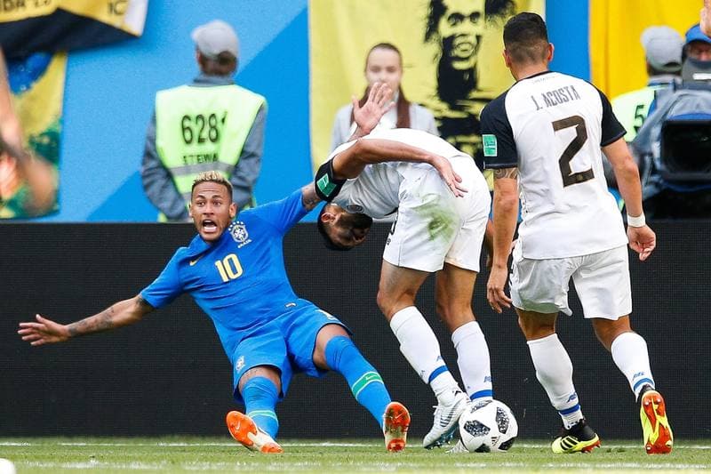 Football. FIFA World Cup 2018. Brazil - Costa Rica. 22.06.2018