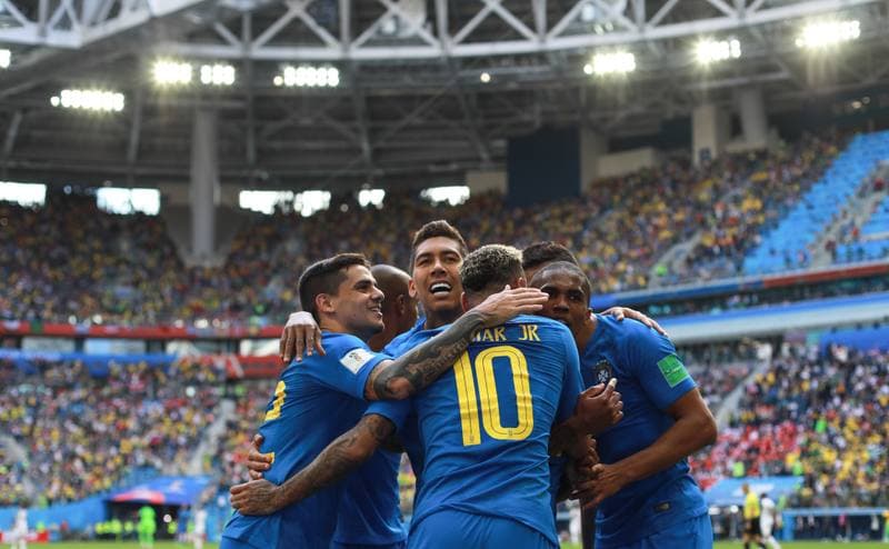 Football. FIFA World Cup 2018. Brazil - Costa Rica. 22.06.2018