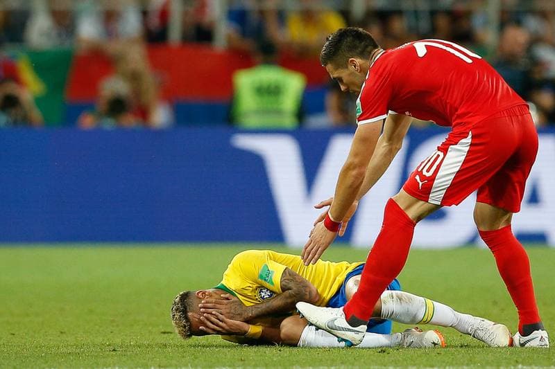 Football. FIFA World Cup 2018. Serbia - Brazil. 27.06.2018