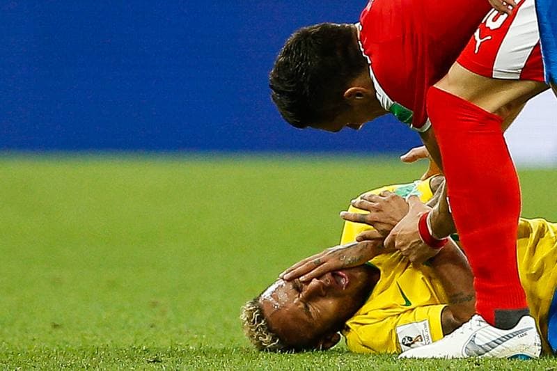 Football. FIFA World Cup 2018. Serbia - Brazil. 27.06.2018