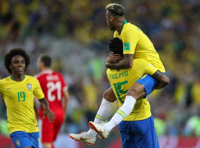 Football. FIFA World Cup 2018. Serbia - Brazil. 27.06.2018
