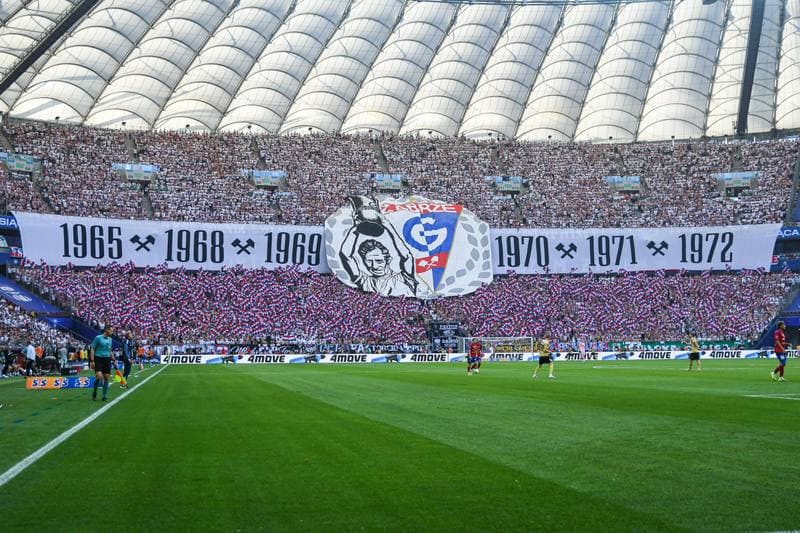 Football. STS Puchar Polski. Gornik Zabrze - Rakow Czestochowa. 02.05.2026