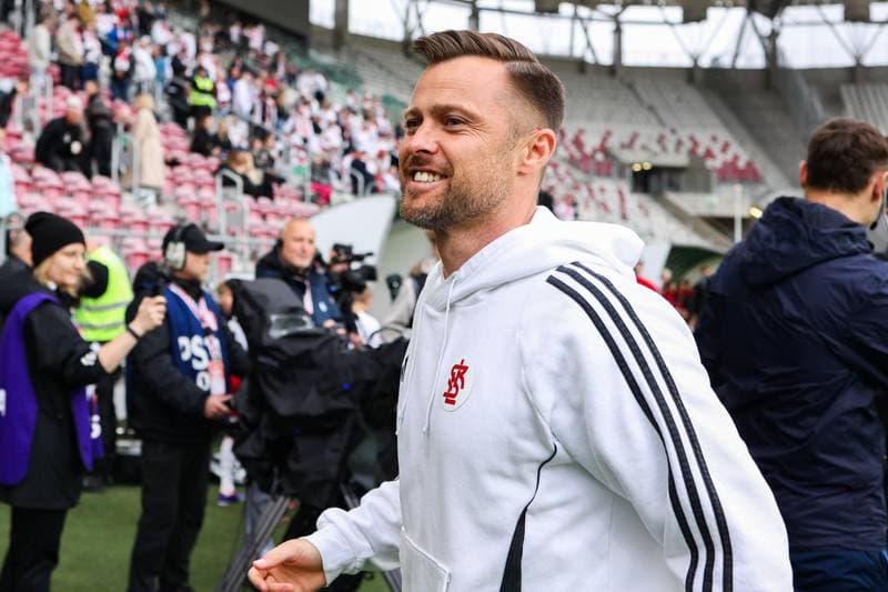Football. Betclic I Liga. LKS Lodz - Pogon Grodzisk Mazowiecki. 07.05.2026