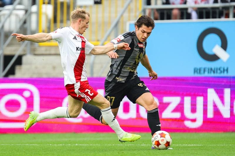 Football. Betclic I Liga. LKS Lodz - Pogon Grodzisk Mazowiecki. 07.05.2026