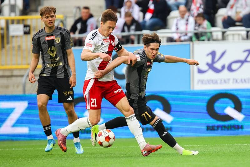 Football. Betclic I Liga. LKS Lodz - Pogon Grodzisk Mazowiecki. 07.05.2026