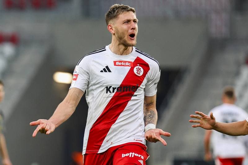 Football. Betclic I Liga. LKS Lodz - Pogon Grodzisk Mazowiecki. 07.05.2026