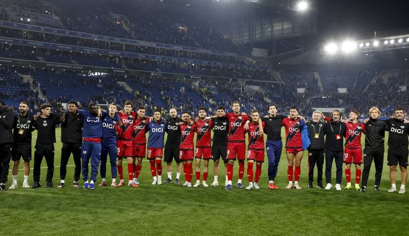 Football. UEFA Conference League. RC Strasbourg Alsace - Rayo Vallecano. 07.05.2026