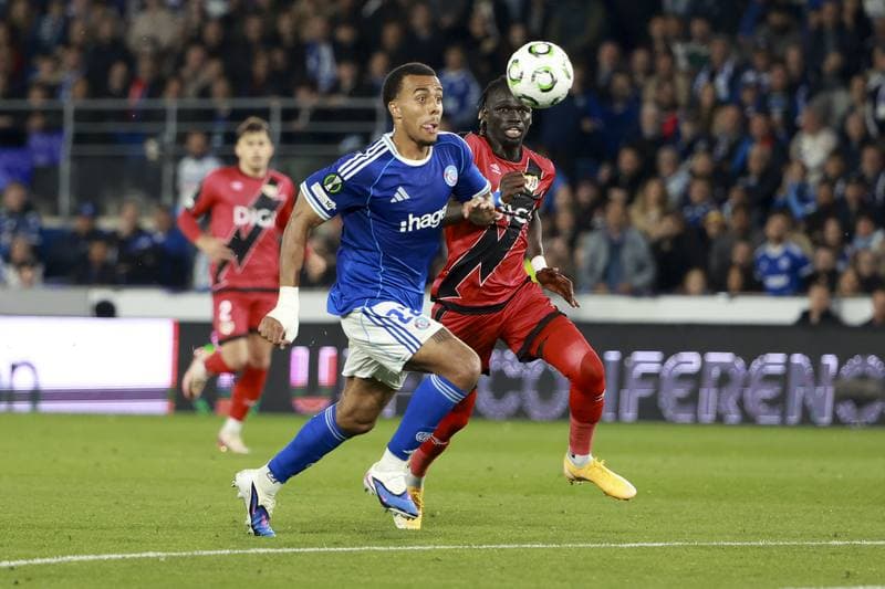 Football. UEFA Conference League. RC Strasbourg Alsace - Rayo Vallecano. 07.05.2026