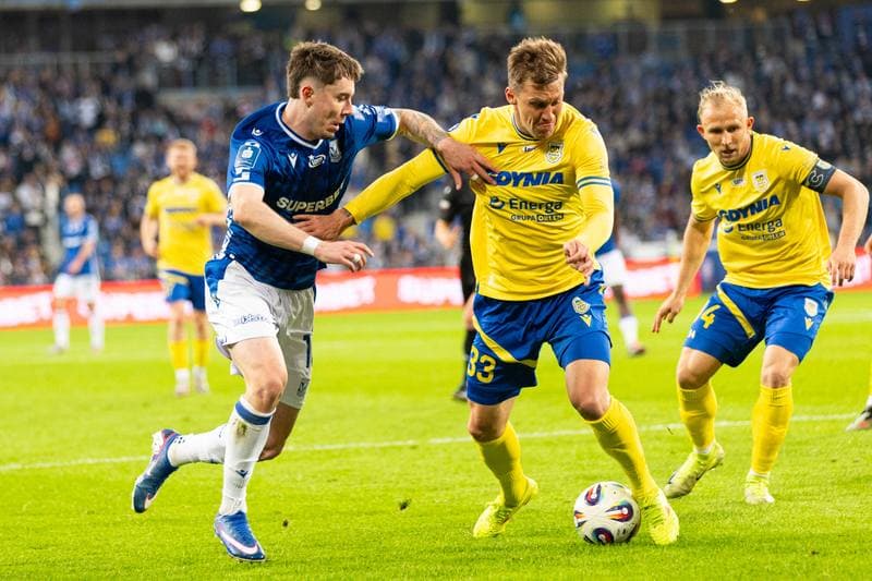 Football. PKO BP Ekstraklasa. Lech Poznan - Arka Gdynia. 08.05.2026
