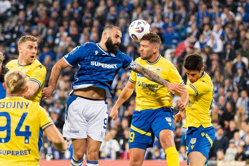 Football. PKO BP Ekstraklasa. Lech Poznan - Arka Gdynia. 08.05.2026