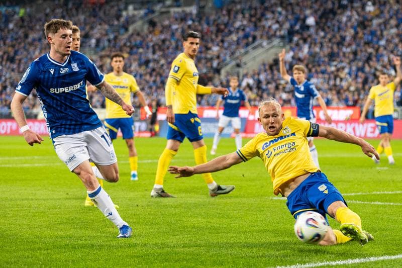 Football. PKO BP Ekstraklasa. Lech Poznan - Arka Gdynia. 08.05.2026