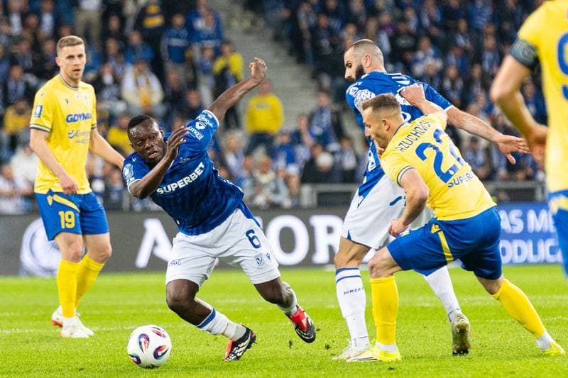 Football. PKO BP Ekstraklasa. Lech Poznan - Arka Gdynia. 08.05.2026
