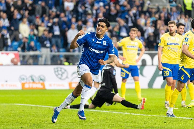 Football. PKO BP Ekstraklasa. Lech Poznan - Arka Gdynia. 08.05.2026