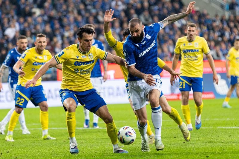 Football. PKO BP Ekstraklasa. Lech Poznan - Arka Gdynia. 08.05.2026