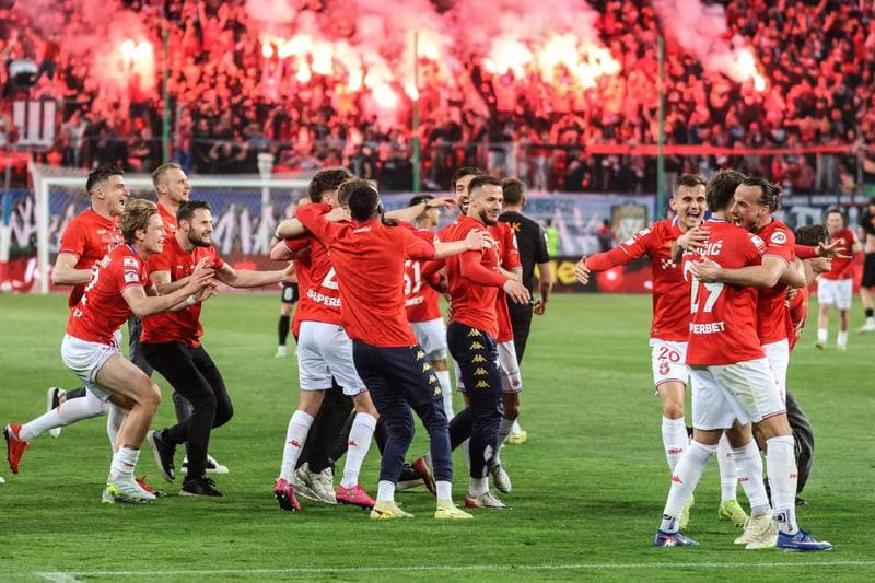 Football. Betclic I Liga. Wisla Krakow - Chrobry Glogow. 08.05.2026