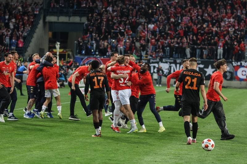 Football. Betclic I Liga. Wisla Krakow - Chrobry Glogow. 08.05.2026