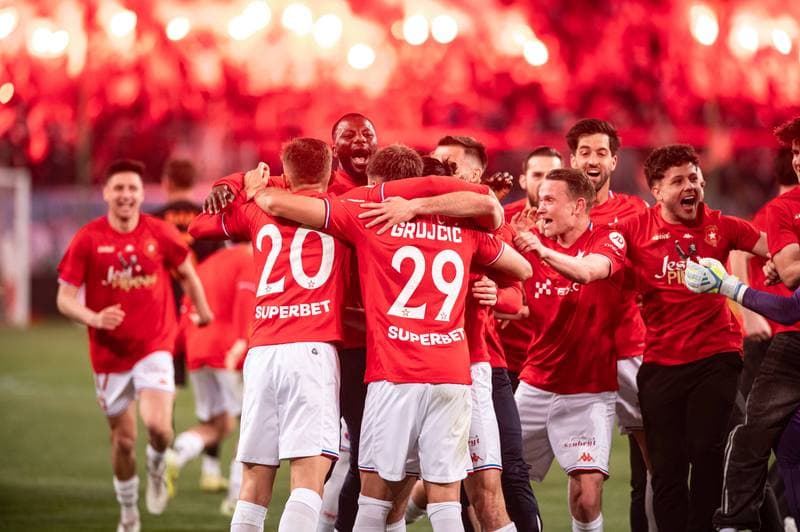 Football. Betclic 1 Liga. Wisla Krakow - Chrobry Glogow. 08.05.2026