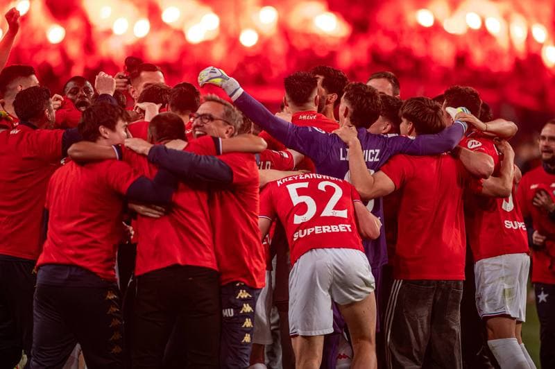 Football. Betclic 1 Liga. Wisla Krakow - Chrobry Glogow. 08.05.2026