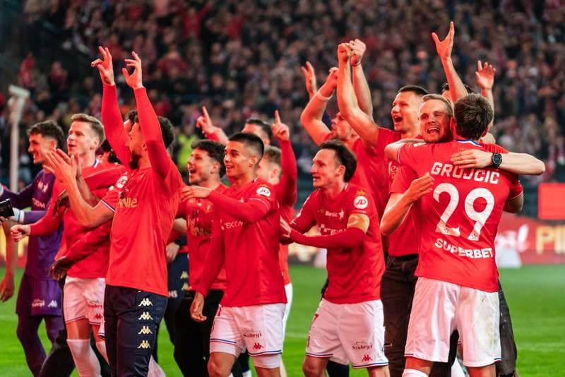 Football. Betclic I Liga. Wisla Krakow - Chrobry Glogow. 08.05.2026