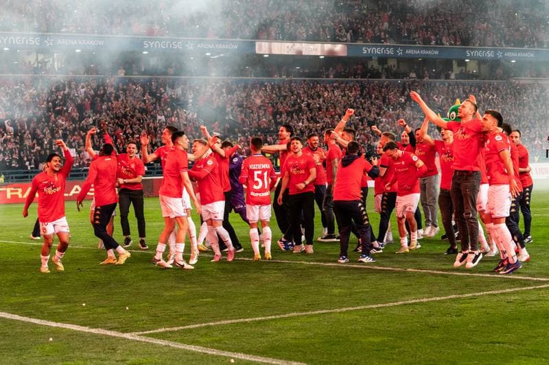Football. Betclic I Liga. Wisla Krakow - Chrobry Glogow. 08.05.2026