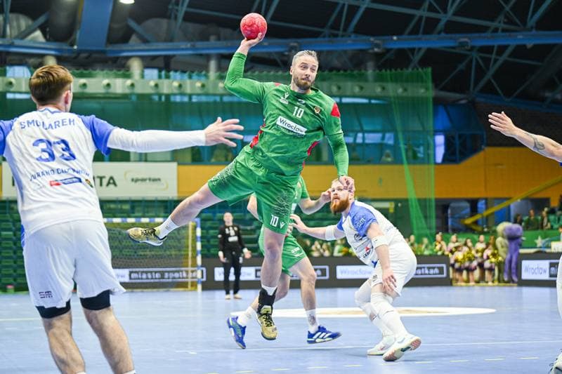 Handball. Liga Centralna. Slask Wroclaw - Jurand Ciechanow. 09.05.2026