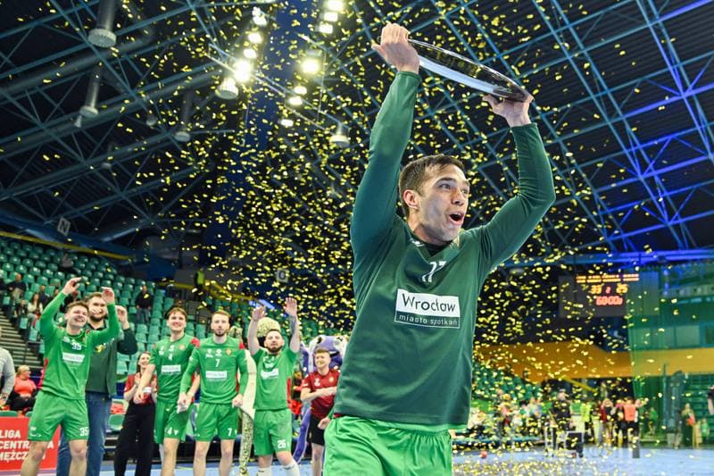 Handball. Liga Centralna. Slask Wroclaw - Jurand Ciechanow. 09.05.2026