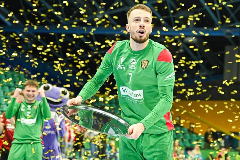 Handball. Liga Centralna. Slask Wroclaw - Jurand Ciechanow. 09.05.2026