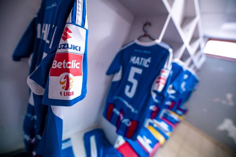 Football. Betclic 1 Liga. Znicz Pruszkow - Polonia Bytom. 09.05.2026