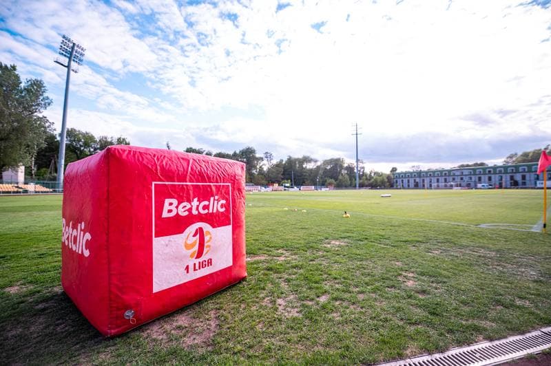 Football. Betclic 1 Liga. Znicz Pruszkow - Polonia Bytom. 09.05.2026