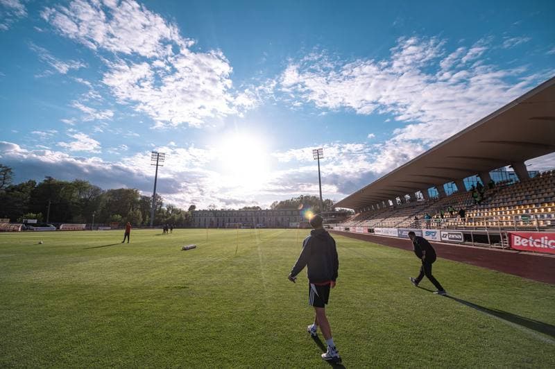 Football. Betclic 1 Liga. Znicz Pruszkow - Polonia Bytom. 09.05.2026