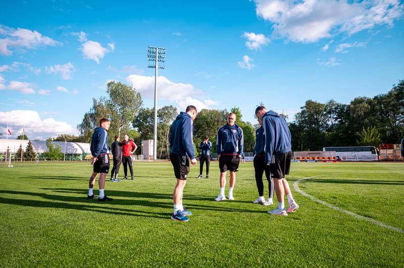 Football. Betclic 1 Liga. Znicz Pruszkow - Polonia Bytom. 09.05.2026