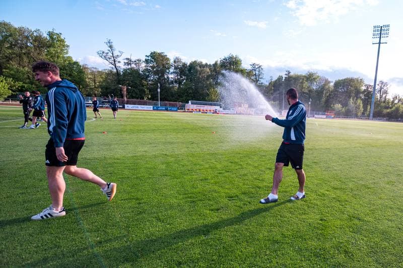 Football. Betclic 1 Liga. Znicz Pruszkow - Polonia Bytom. 09.05.2026