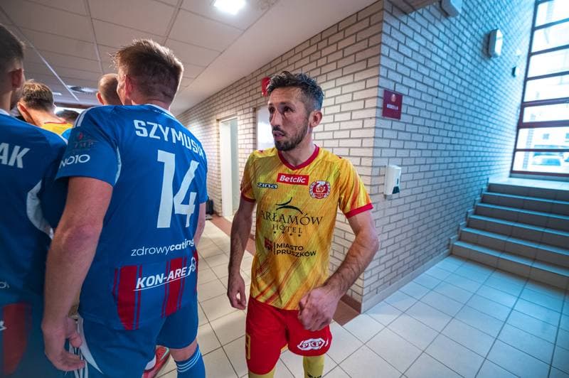 Football. Betclic 1 Liga. Znicz Pruszkow - Polonia Bytom. 09.05.2026