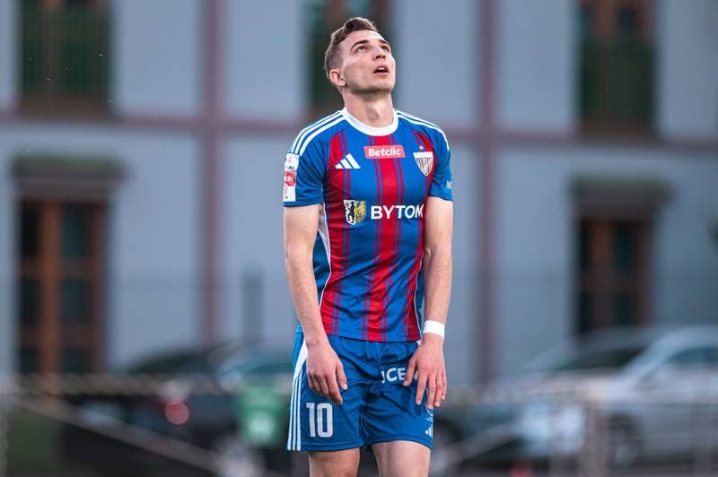 Football. Betclic 1 Liga. Znicz Pruszkow - Polonia Bytom. 09.05.2026